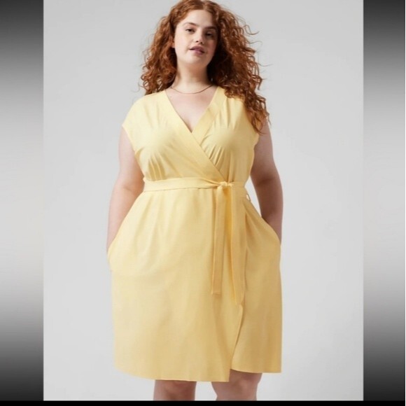 Athleta Newport wrap dress size 3X - Picture 1 of 8